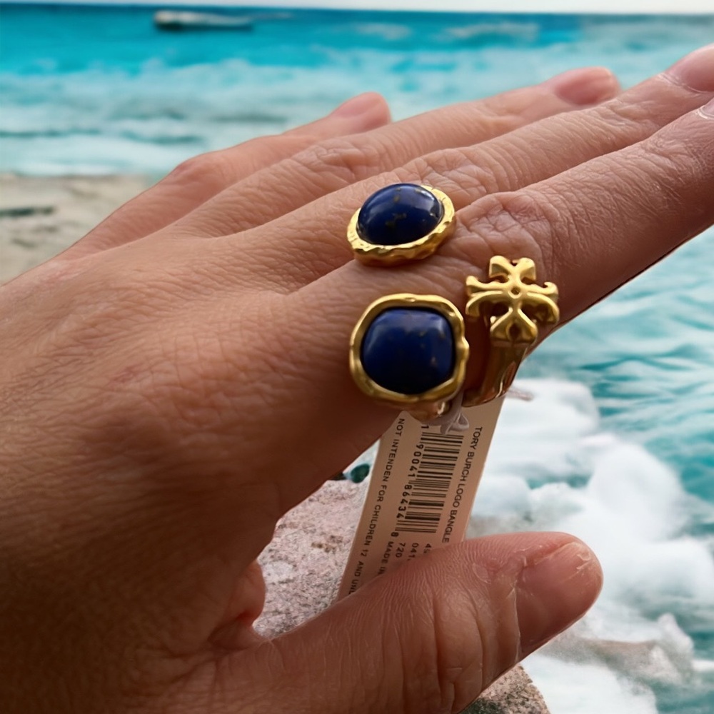 Tory burch blue ring size 7 s-m